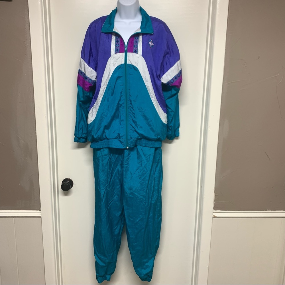 Vintage 90s Bolo Spirit Womens 2 Piece Track Suit Medium